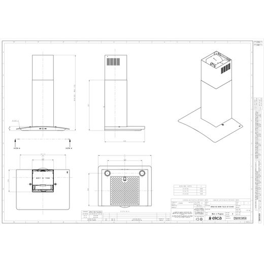 HCG61320X_SS | Beko 60cm Chimney Cooker Hood | ao.com