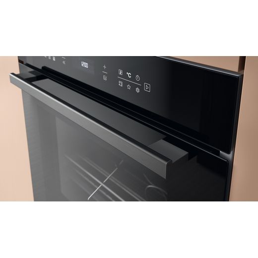 Hotpoint HOI68PPT2SBUK Electric Single Oven Black - Close up shot 