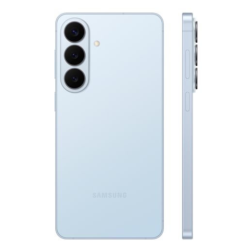 Samsung Galaxy S26+ 512GB Smartphone in Sky Blue - Back and side