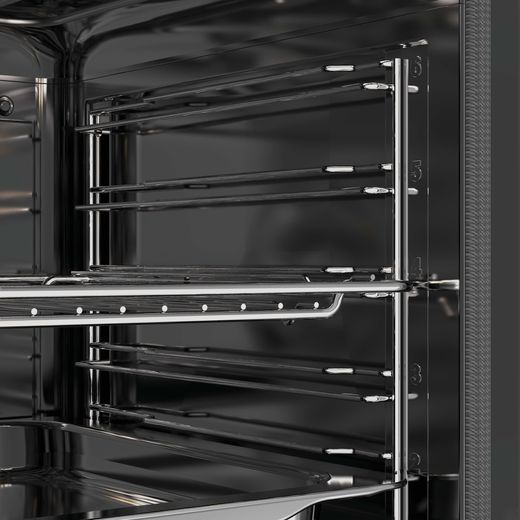 Hoover HO6 H5B3YTX Wifi Connected Built In Electric Single Oven with Pyrolytic Cleaning - Stainless Steel  - Close up rack shot