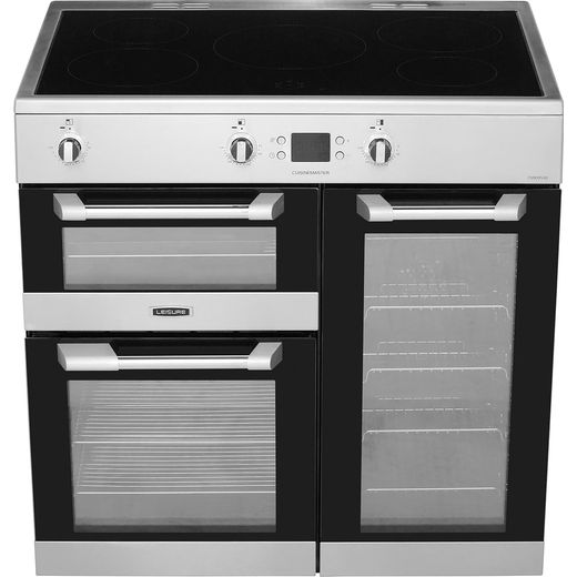 Leisure CS90D530X 90cm Electric Range Cooker with Induction Hob - Stainless Steel