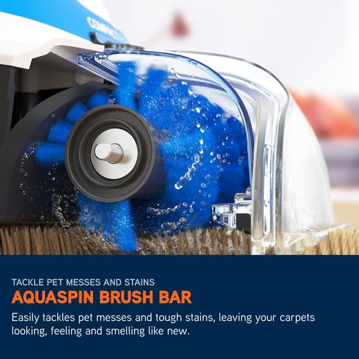 Vax Compact Power CWCPV011 Carpet Cleaner - Annotation - Aqua brush bar shot