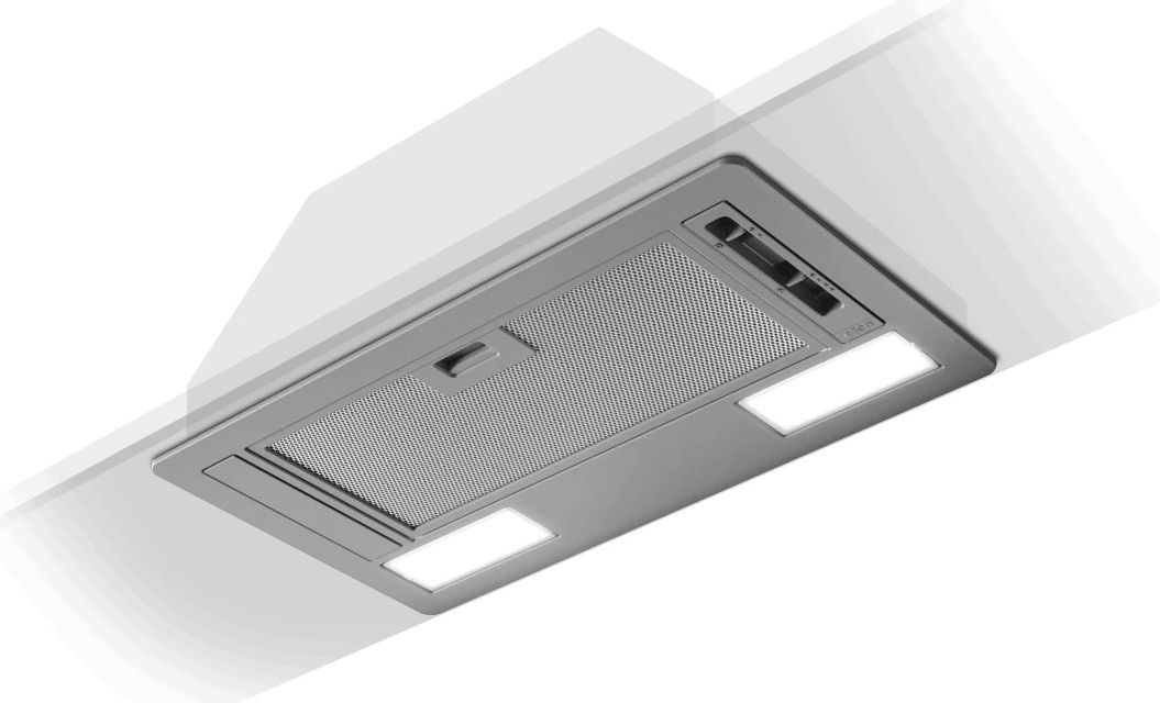 Image of Elica ERA-HE-SS-60 54 cm Canopy Cooker Hood - Stainless Steel - For Ducted/Recirculating Ventilation, Stainless Steel