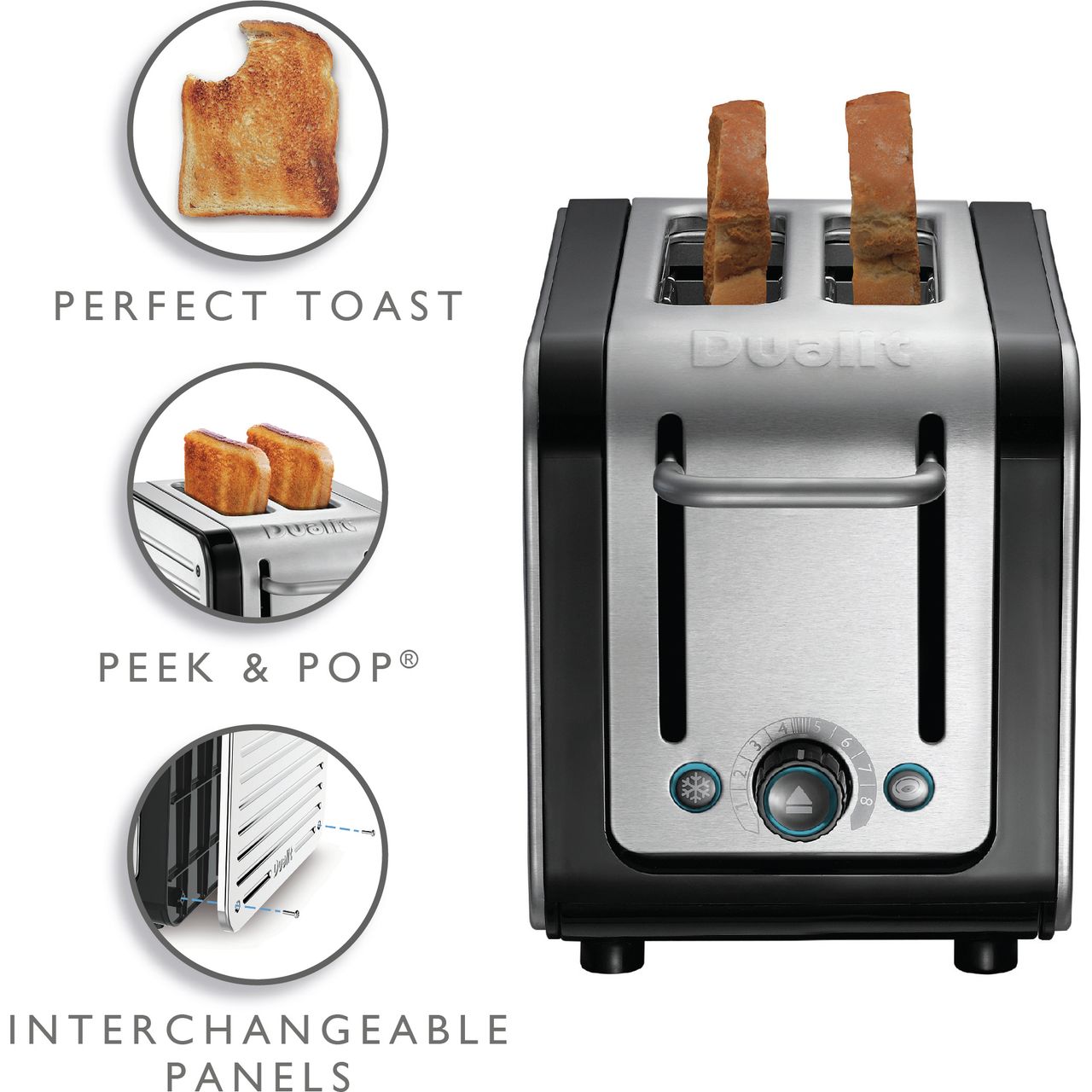 Dualit Studio 2 Slice Toaster — Fast, Stylish, Affordable