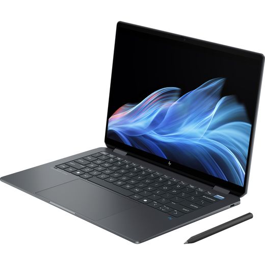 HP OmniBook Ultra Flip 14-fh0006na OLED 14" 2-in-1 Laptop - Intel® Core™ Ultra 7, 1TB SSD, 16 GB RAM - Grey - Left perspective