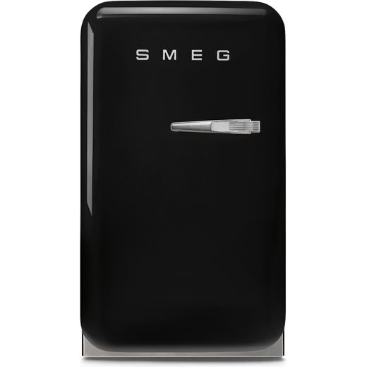 Smeg Left Hand Hinge FAB5LBL5 Fridge - Black - D Rated