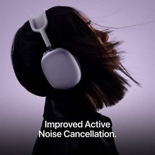 Apple AirPods Max 2 - Midnight - Annotation - noise cancellation shot