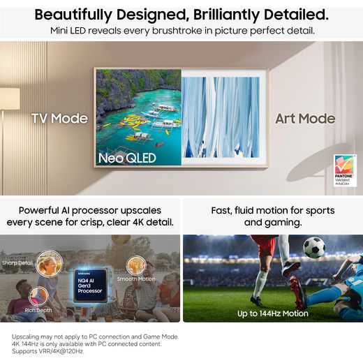 Samsung The Frame 85" 4K Ultra HD Neo QLED Smart TV - Annotation - Features
