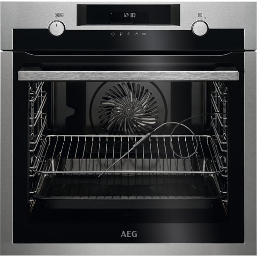 AEG BPE558070M Built In Electric Single Oven - Stainless Steel - A+ Rated