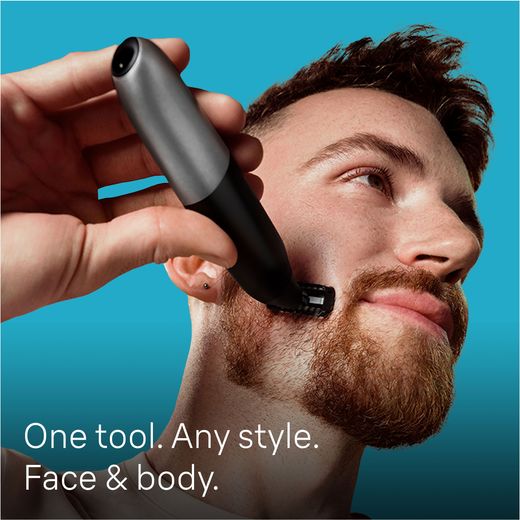 Braun Series XT Beard Trimmer Black / Grey - Annotation - One tool shot