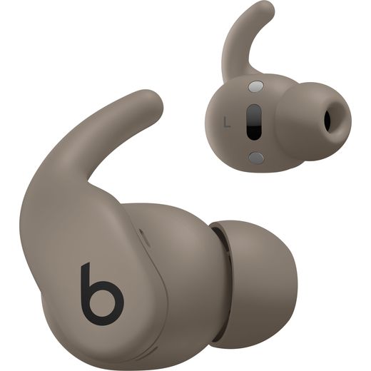 Beats Powerbeats Fit Headphones - Gravel Grey - Left perspective shot