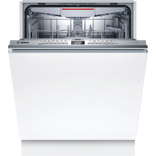 Bosch Series 4 SMV4HVX38G Wifi Connected Fully Integrated Standard Dishwasher - Stainless Steel Control Panel with Fixed Door Fixing Kit - D Rated