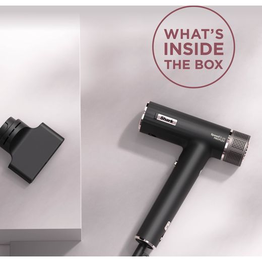 Shark SpeedStyle HD701UK Hair Dryer - Black - Annotation - What's inside the box