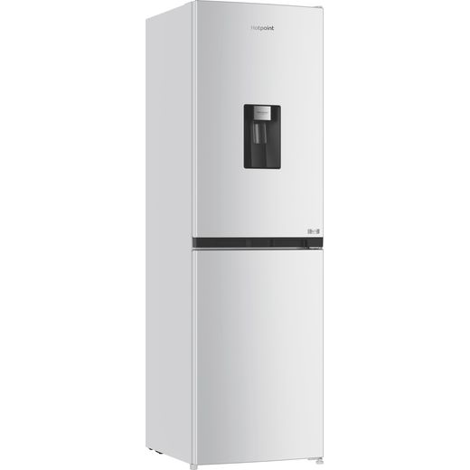 Hotpoint HPKF 3241W W4UK 181cm No Frost Fridge Freezer - White - right perspective shot 