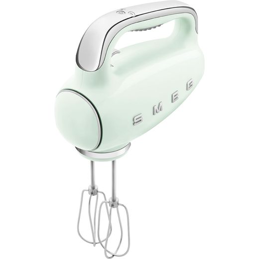 Smeg 50's Retro HMF01PGUK Hand Mixer with 3 Accessories - Pastel Green