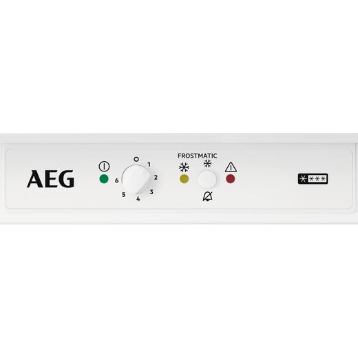 AEG 7000 Series Integrated Frost Free Upright Freezer - Close up control panel shot