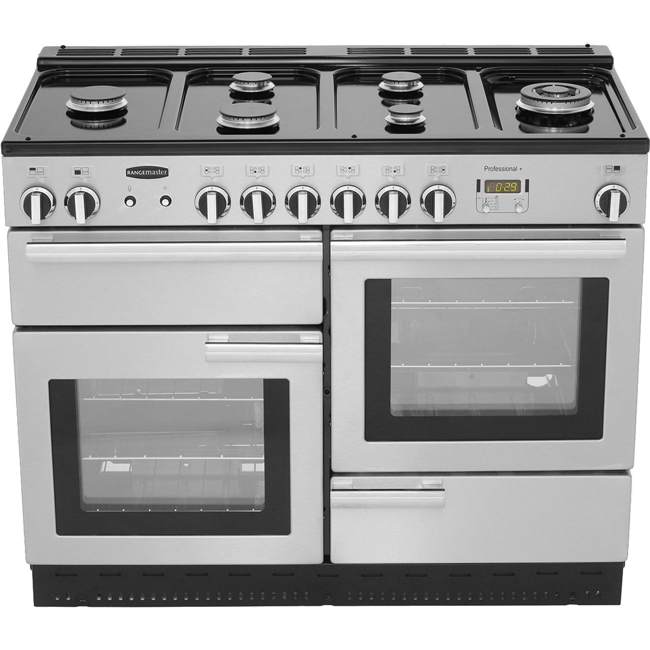 PROP110NGFSS C Rangemaster Range Cooker Stainless Steel ao