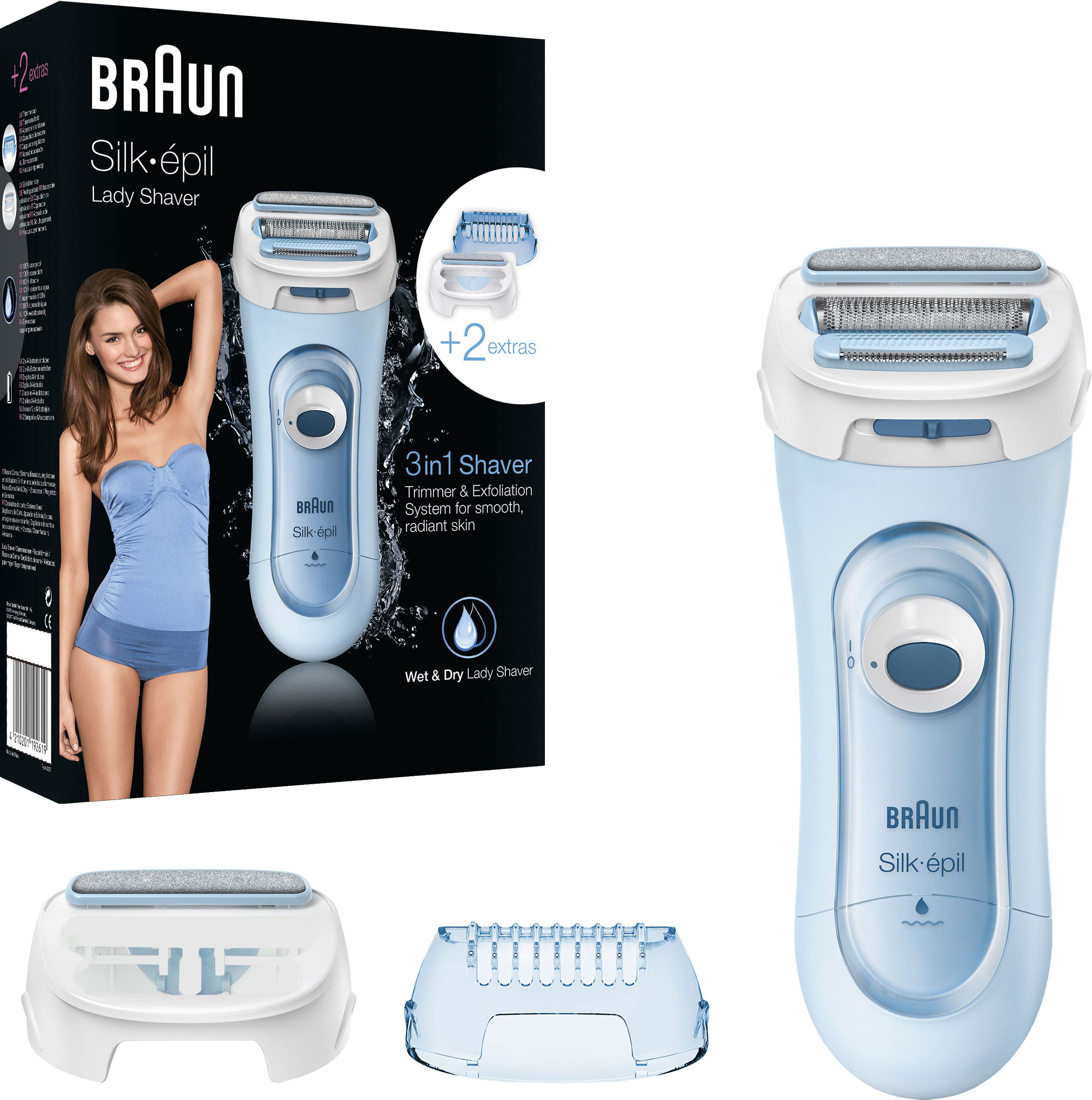 Braun Silk-épil LS 5160 Lady Shaver - Blue
