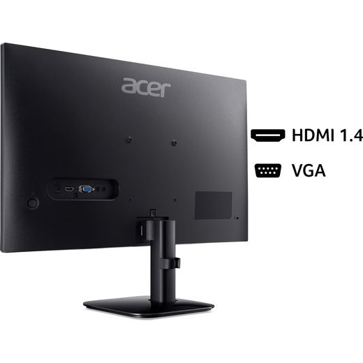 Acer 27" Full HD 144Hz Monitor with FreeSync™ - Black - annotation - port shot