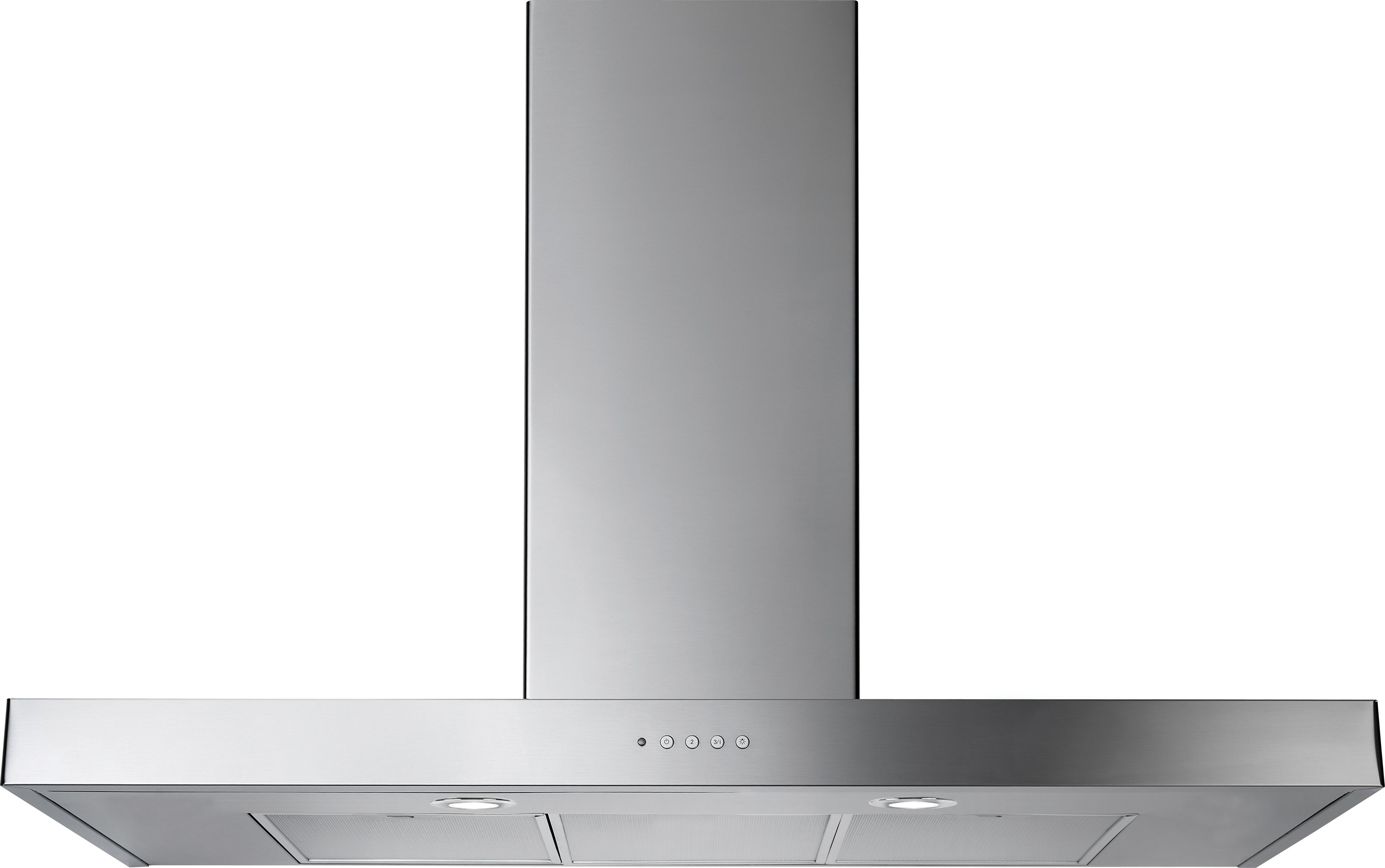 Image of Rangemaster UHDF100SS/ 100cm Chimney Cooker Hood - Stainless Steel, Stainless Steel