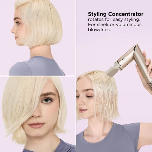 Shark FlexStyle 5-in-1 HD446SLUK Hot Air Styler - Stone - Annotation - styling concentrated shot