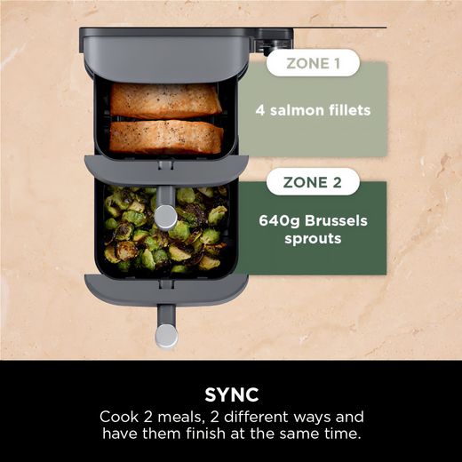 Ninja Double Stack XL SL400UK Air Fryer - Black / Grey - Annotation - Sync