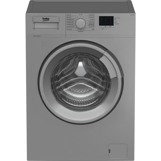 Beko WTL64051S 6Kg Washing Machine with 1400 rpm - Silver - D Rated