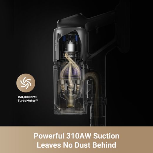Dreame Z30 Cordless Vacuum Cleaner - Black - Annotation - Powerful suction
