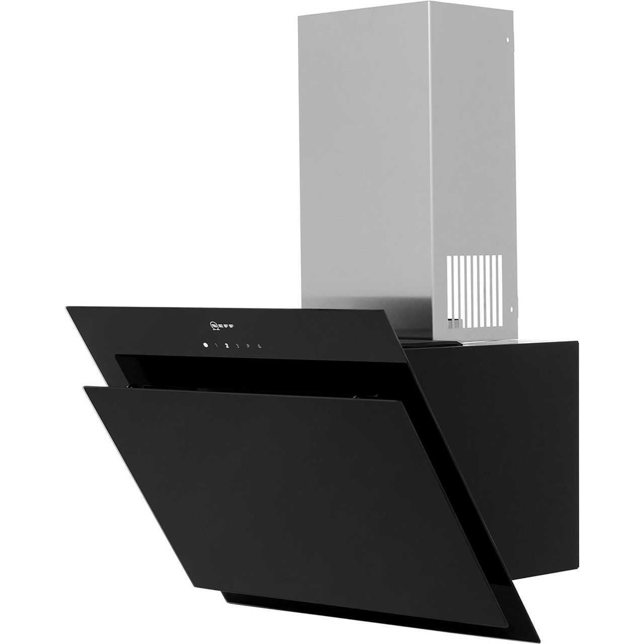 NEFF D65IHM1S0B Built In 59cm 3 Speeds B Chimney Cooker Hood Black