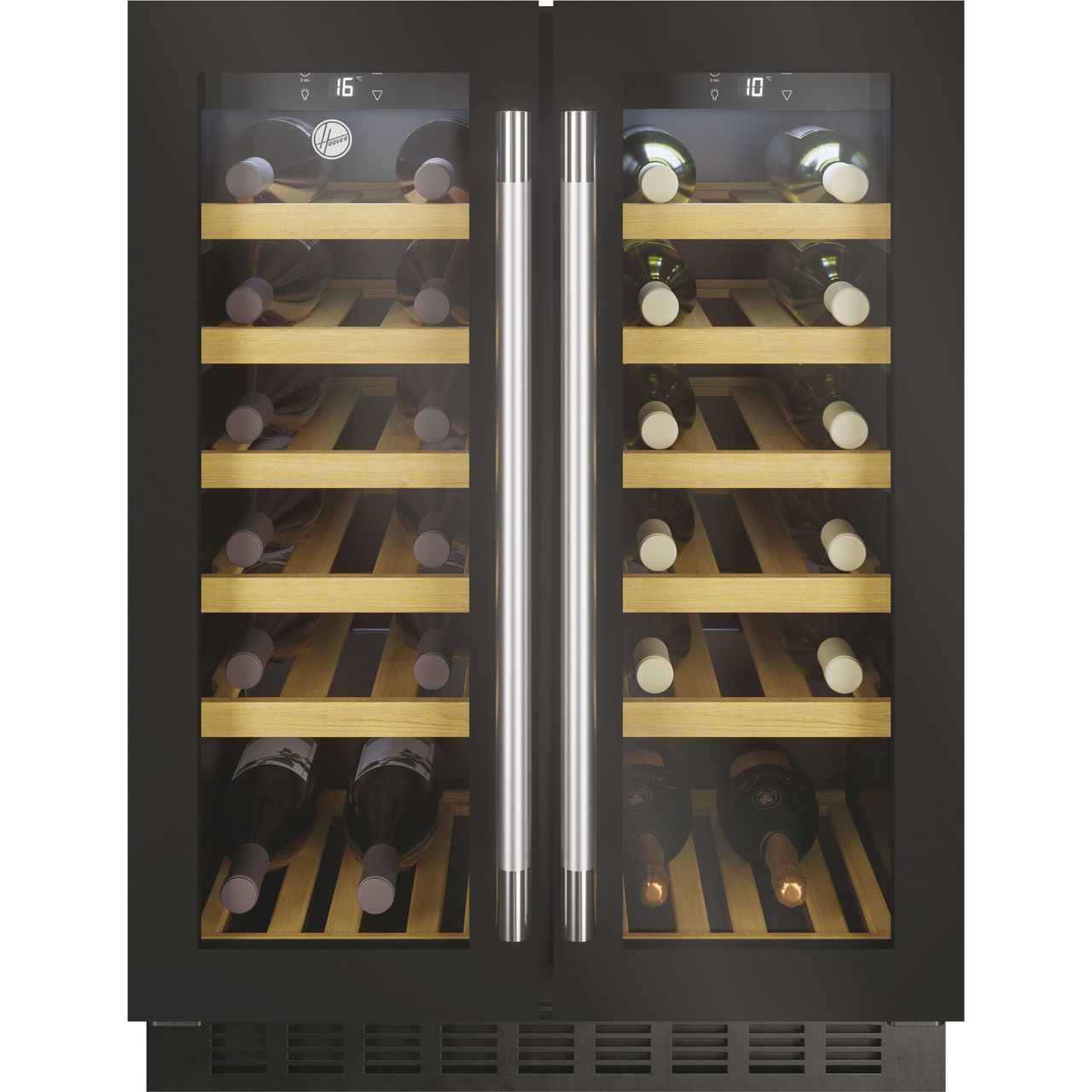 Hwcb60ddukbm N Hoover Wine Cooler Black Ao Com