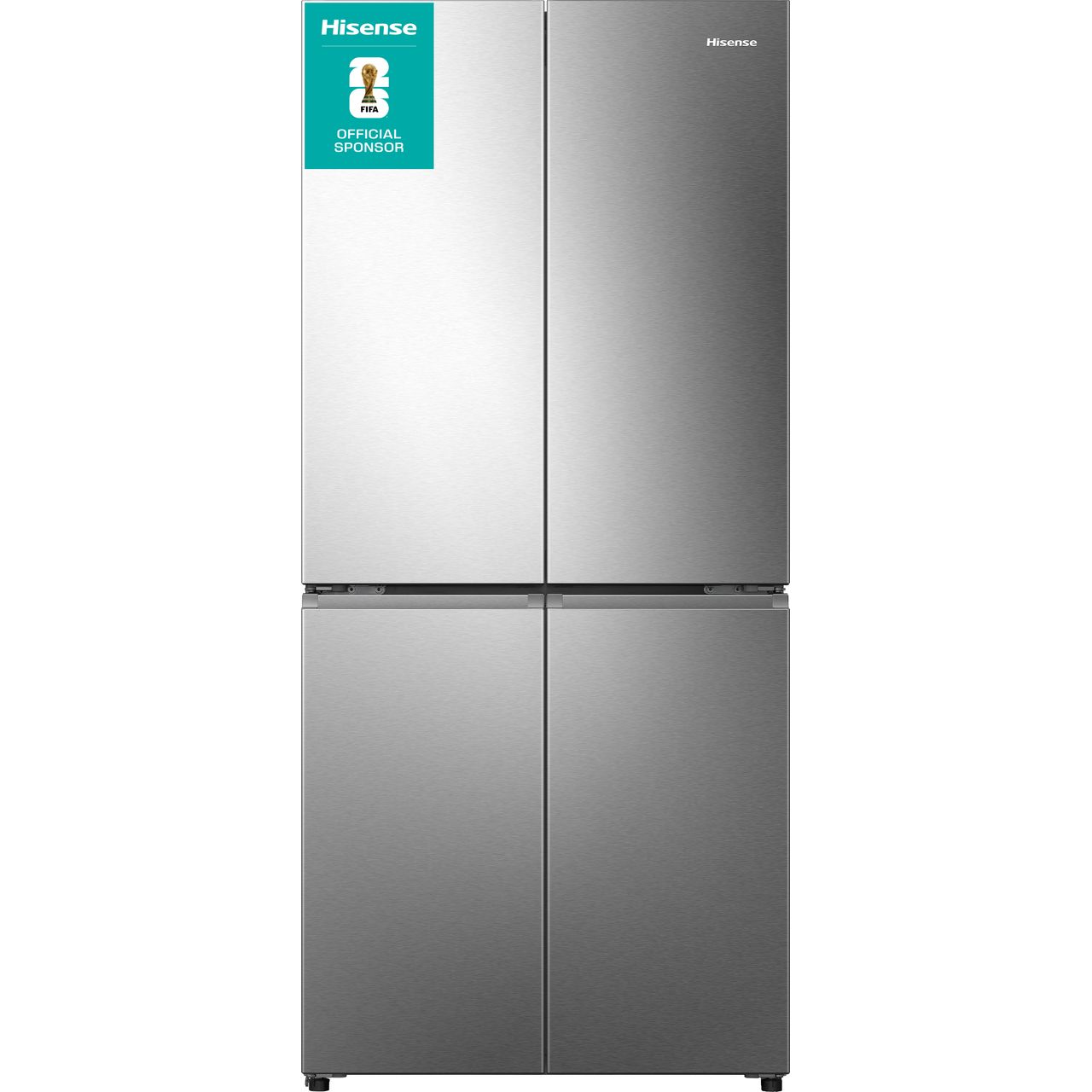 Hisense 483L PureFlat fridge freezer | RQ5P470SAID_SS | ao.com