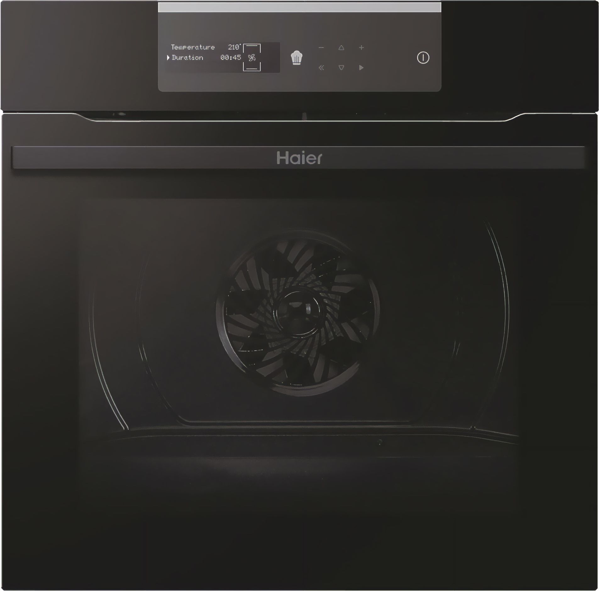 Haier I-Direct Series 2 HWO60SM2B9BH Wifi Connected Built In Electric Single Oven - Black - A+ Rated, Black