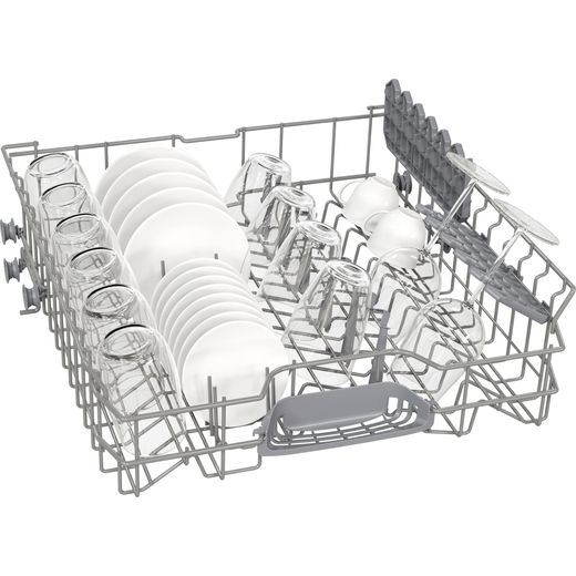 Bosch Series 2 Fully Integrated Standard Dishwasher - Silver - right basket shot