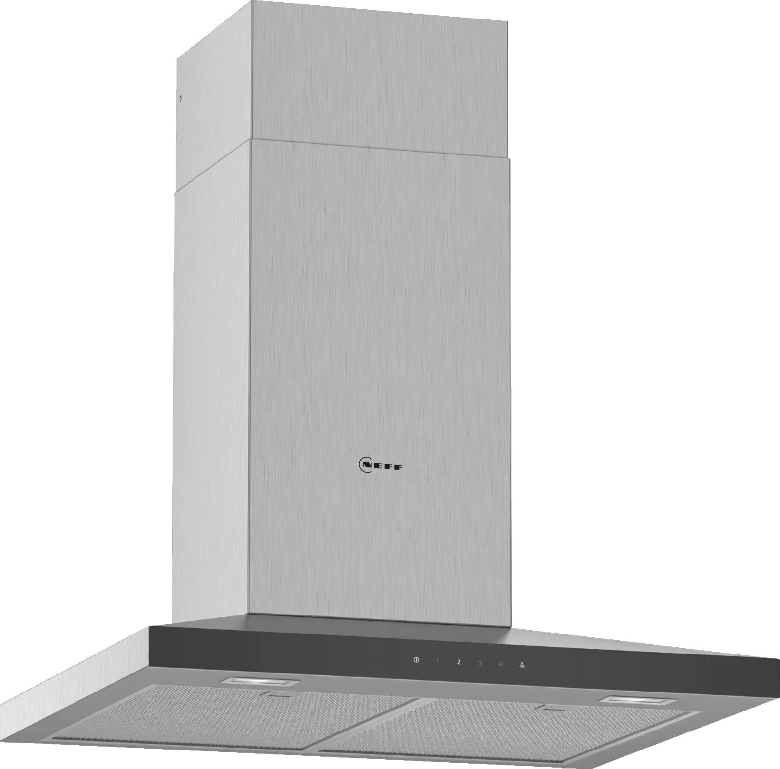 Image of NEFF N50 D64QFM1N0B 60cm Chimney Cooker Hood - Stainless Steel, Stainless Steel