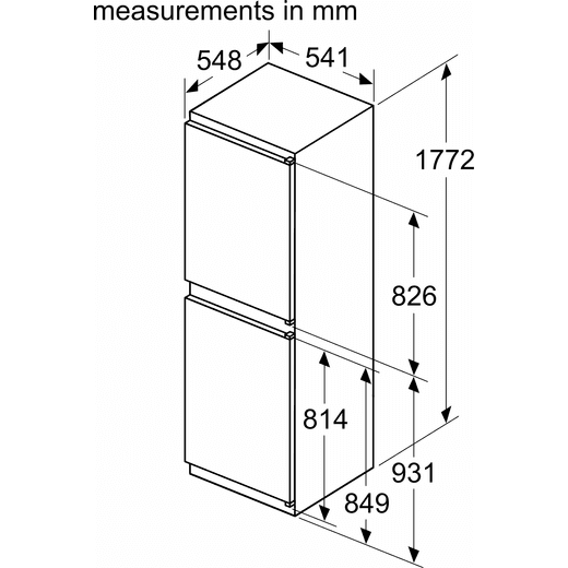 bosch serie 2 kin85nsf0g