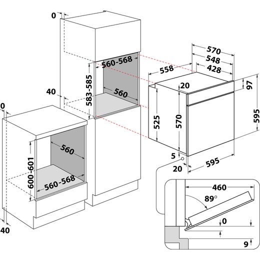 HO 255H X UK - Annotation - Dimension shot