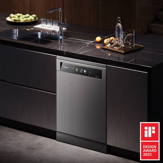 Hisense Standard Dishwasher - Black Inox - annotation - design award shot