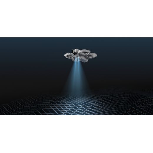 DJI - Black - Drone scanning area shot