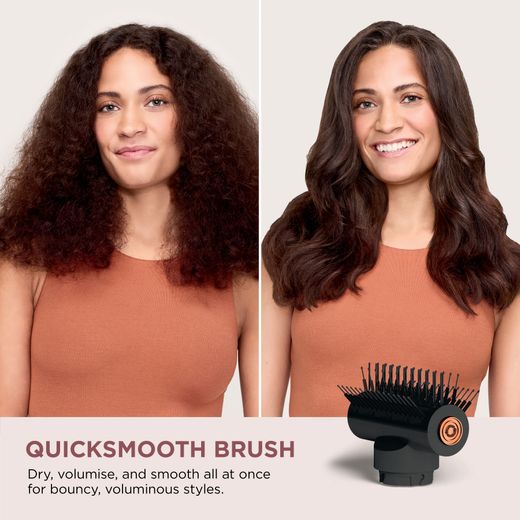 Shark SpeedStyle Pro 3-in-1 HD731UK Hot Air Styler - Black - Annotation - Quicksmooth brush