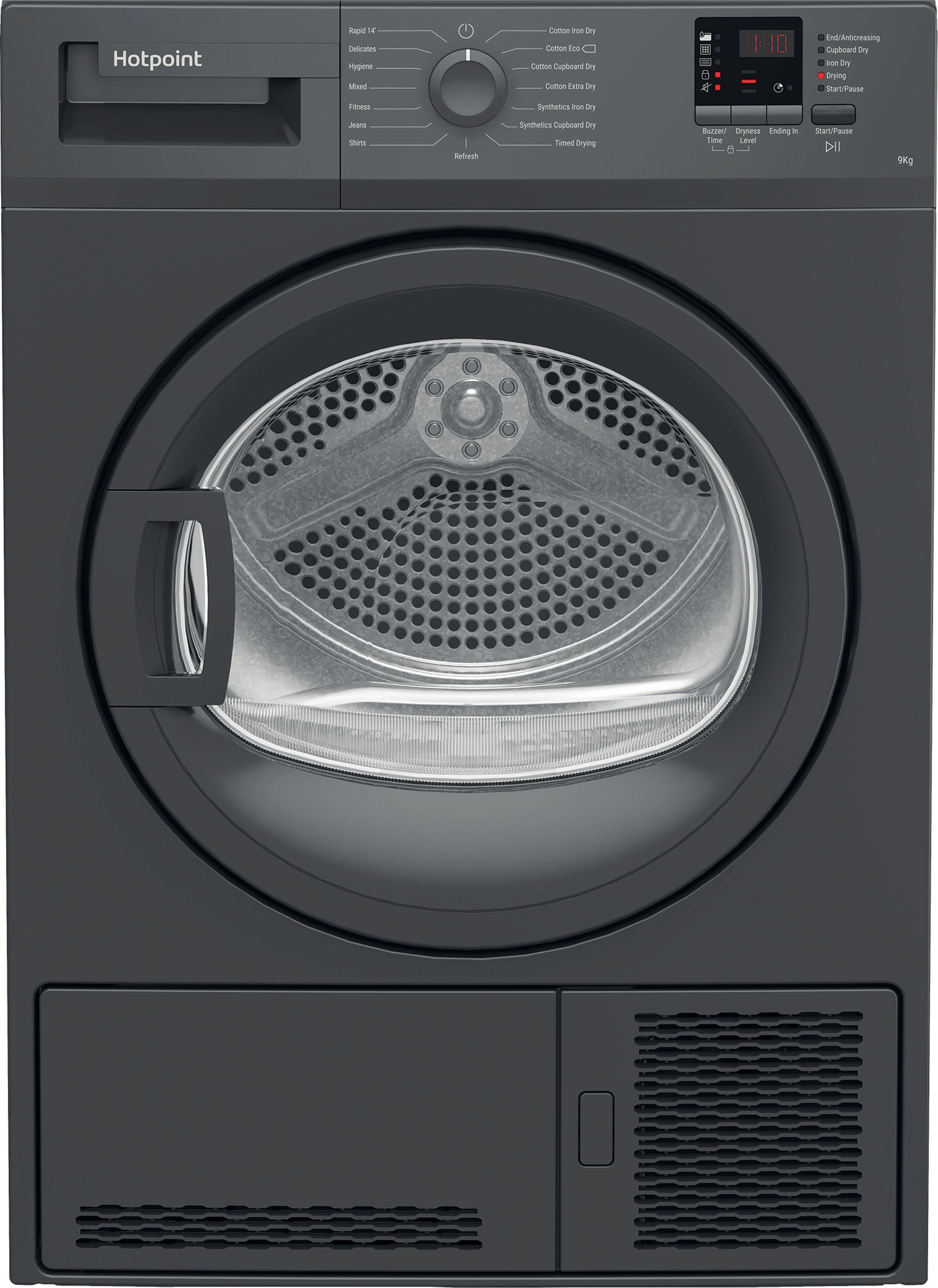 Hotpoint 9kg Condenser Tumble Dryer - Graphite - B Rated