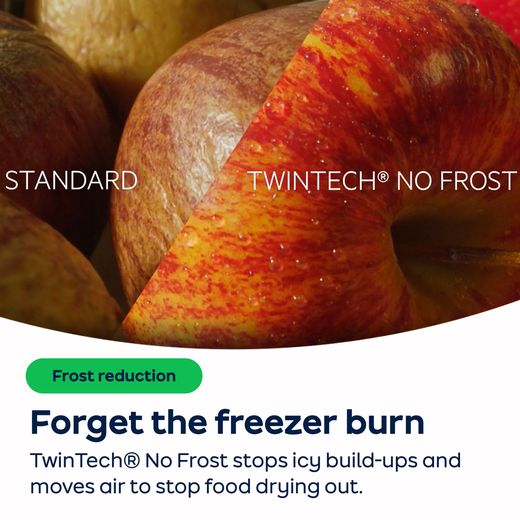 AEG 8000 Series Fridge Freezer - Stainless Steel - AO Annotation - TwinTech®-No-Frost