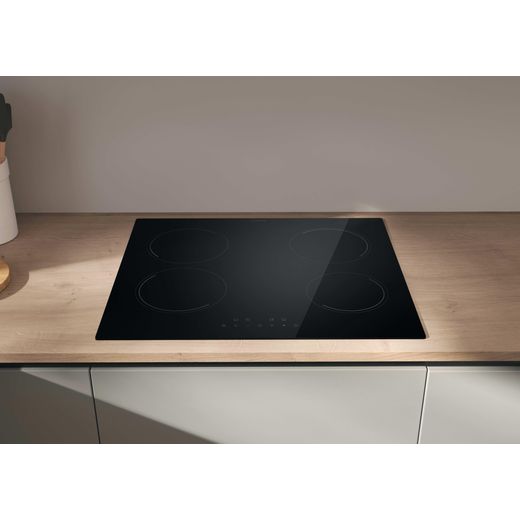 Candy Idea CII647CCAR 59cm Induction Hob - lifestyle - angled front shot