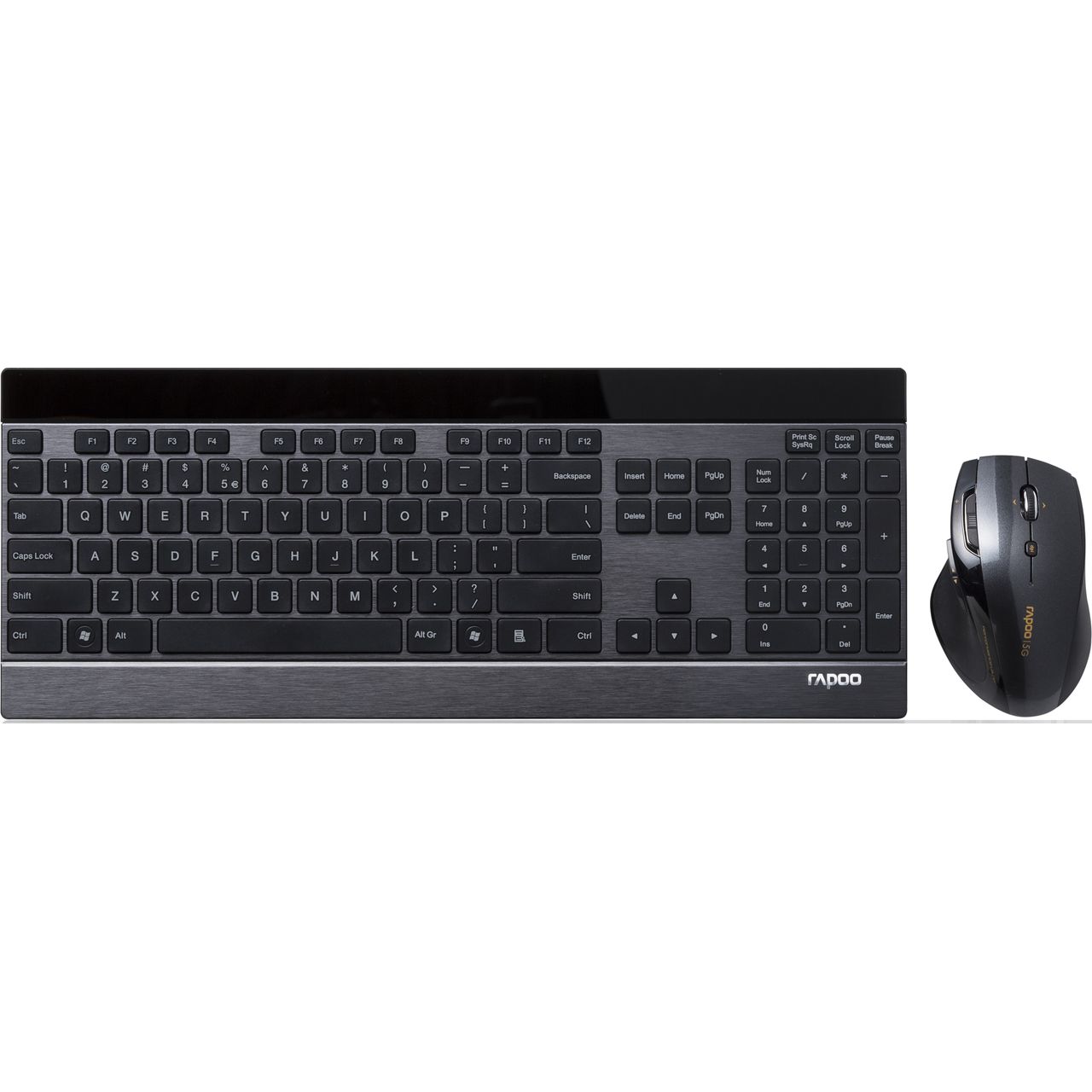 Rapoo 8900P Ultra-Slim Desktop Combo Bluetooth / Wireless USB Keyboard Review