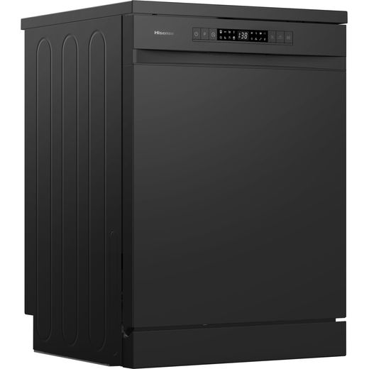 Hisense Standard Dishwasher - Black - Right perspective