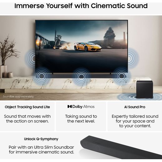 Samsung 48" 4K Ultra HD OLED Smart TV - Annotation - Sound