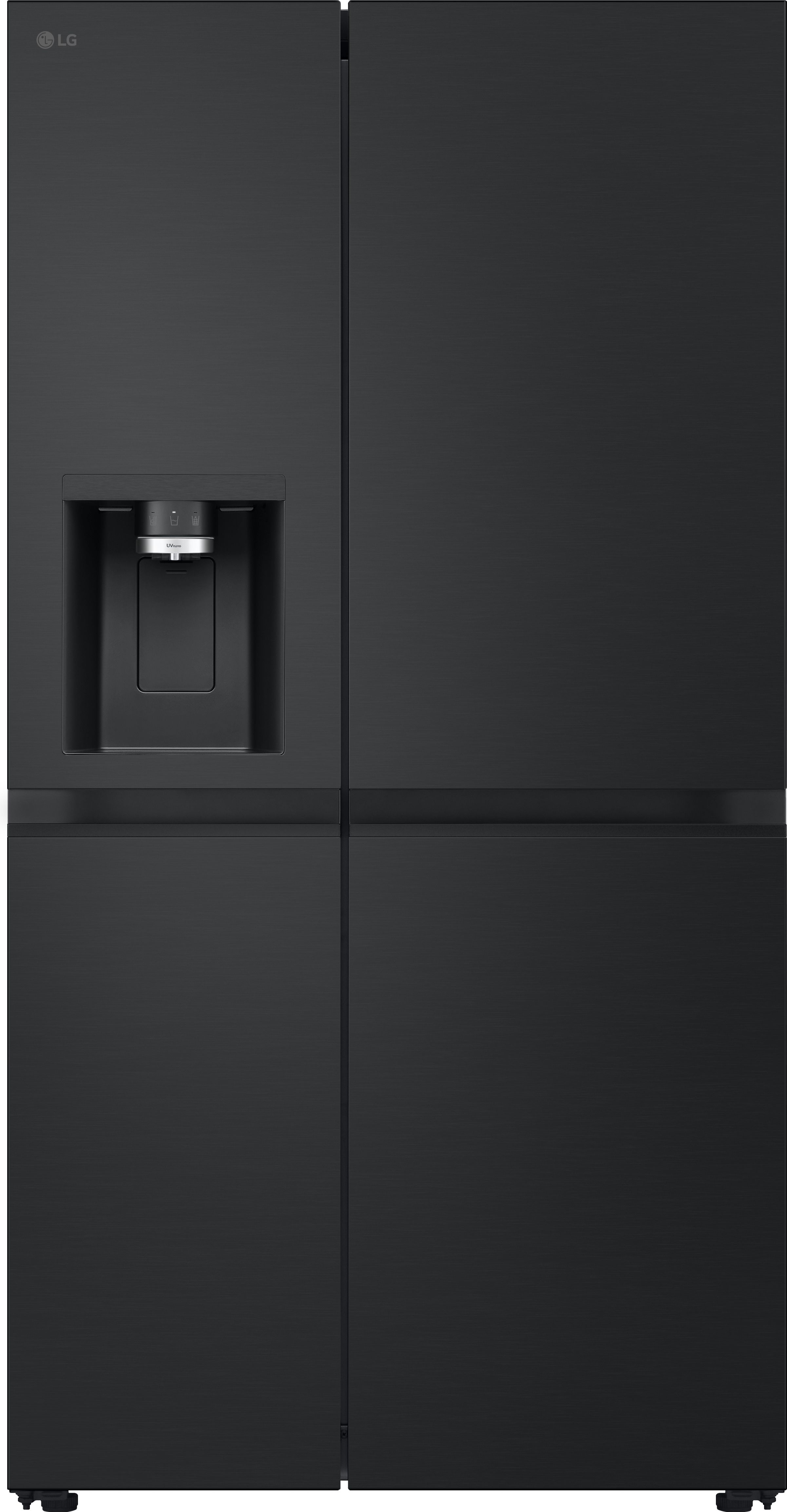 LG GSLE81EPBC American Fridge Freezer - Essence Black Steel - 628L Total Capacity - Smart Inverter Compressor - UVNano Dispenser