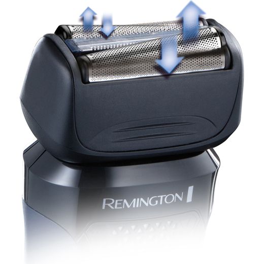 Remington Style Edition F4002 Mens Shaver Black - Close up blade movement shot