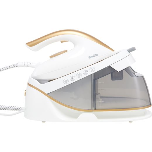 Breville PressXpress VIN410 Pressurised Steam Generator Iron - White / Gold
