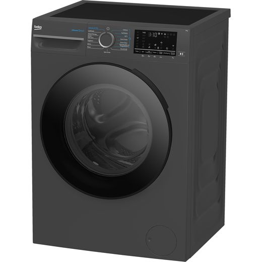 Beko BM5WT61141TA 11kg WiFi Connected Washing Machine with 1400 rpm - Anthracite - right perspectove