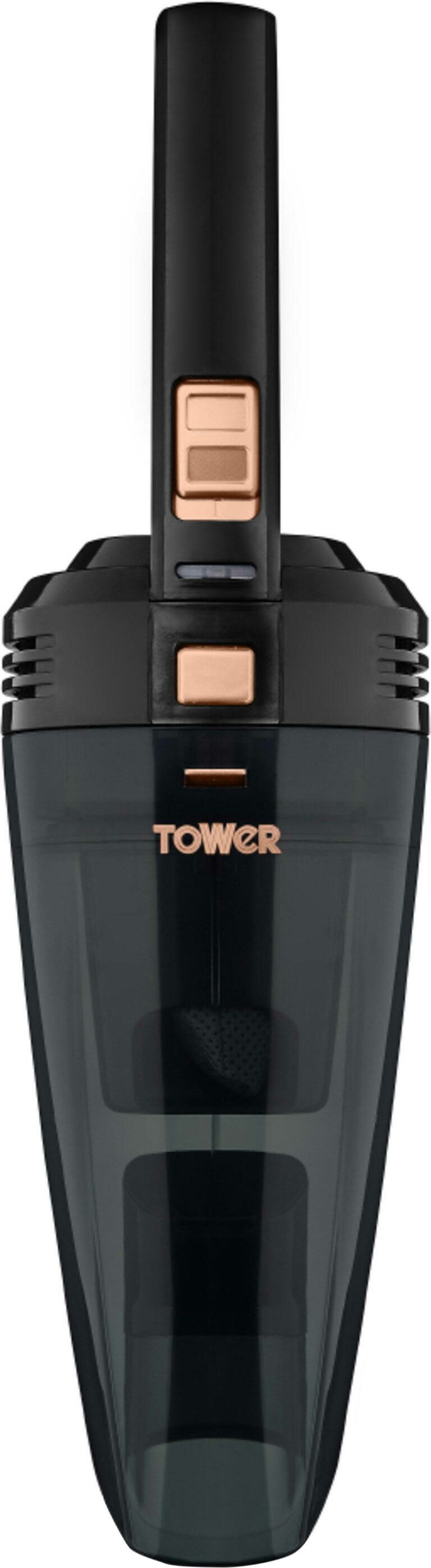 Tower Cordless Vacuum Cleaner with up to 20 Minutes Run Time - Black / Rose Gold - T127000BLG, Black